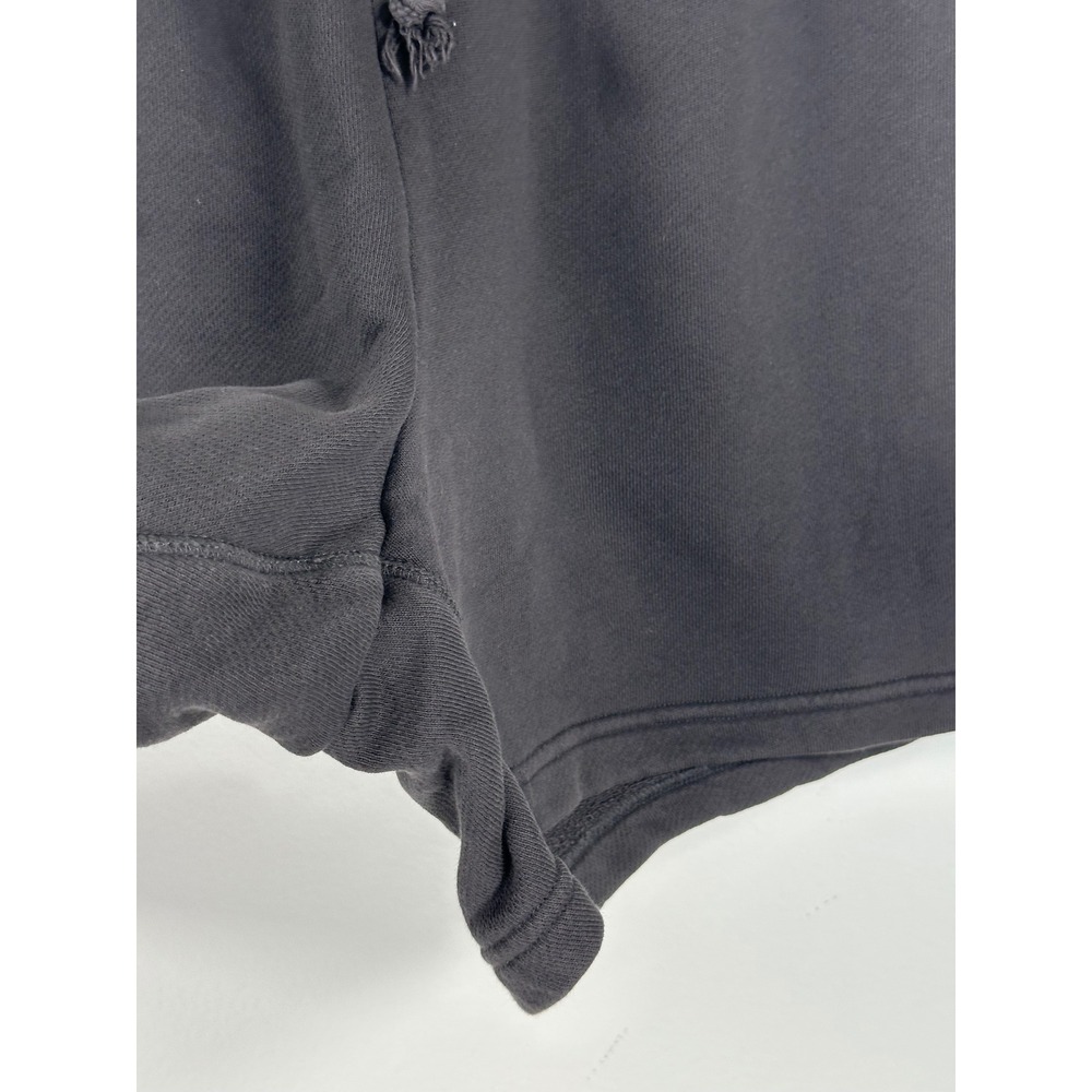 Elwood Sweat Shorts Organic Cotton Fleece Vintage Black M Normcore Casual - Picture 7 of 15